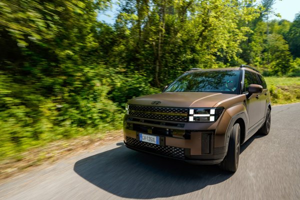 Hyundai Santa Fe е SUV от D-сегмента, вече го познаваме в петото му поколение. Пуснат през 2000 г., той беше първият SUV, произведен и проектиран изцяло от Hyundai, като изигра основна роля в преструктурирането на компанията. Последната версия определено скъса с миналото. Сега неговият дизайн е много по-квадратен, точно като офроуд превозните средства от старите времена. 

Размерите го поставят в D SUV сегмента с 483 см дължина, 190 ширина и 172 височина, с междуосие от 281 см. Точно вертикалните форми на задната врата, характерен стилистичен елемент на автомобила с ниски светлини, придават този невероятен капацитет. Багажникът побира от 711 до 2032 литра, както и товар от 1275 мм ширина и 812 мм височина. Има възможност къщо така за трети ред седалки. 

Предлага се със задвижване на две или четири колела, вече само с пълен хибриден двигател с мощност 215 к.с. Plug-in хибридът е очакван скоро. 